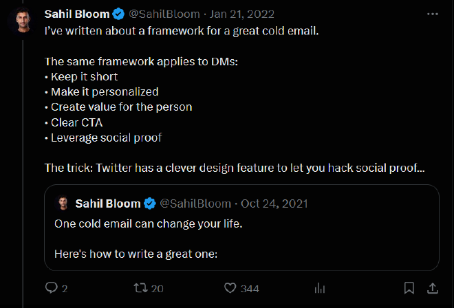 Sahil Bloom&rsquo;s Tweet